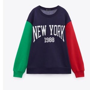 BRAND NEW. New York color lock sweatshirt